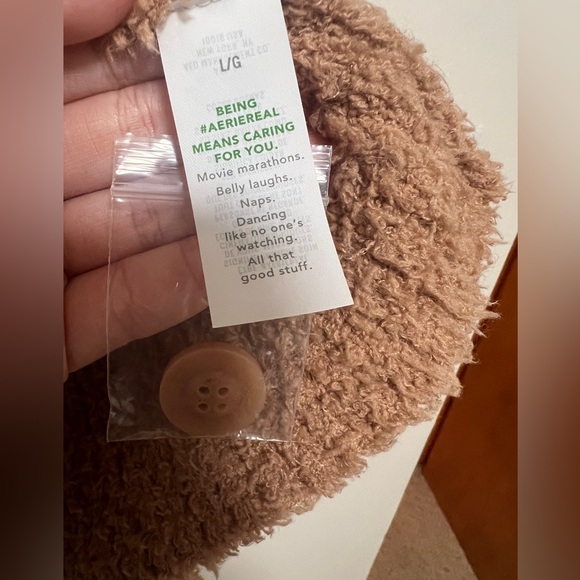 NWT Aerie teddy cardigan Brown - Large - Picture 5 of 6